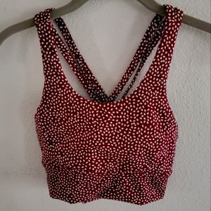 Buff Bunny Revolution braVineyard Dark Red Bossy Print